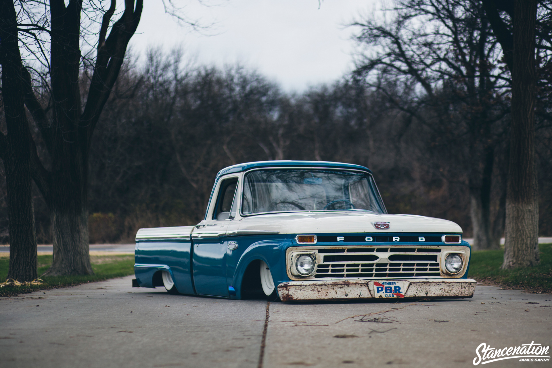 StanceNation, Car, Vehicle, Pickup trucks, Ford, Ford F 100, Classic car Wallpaper