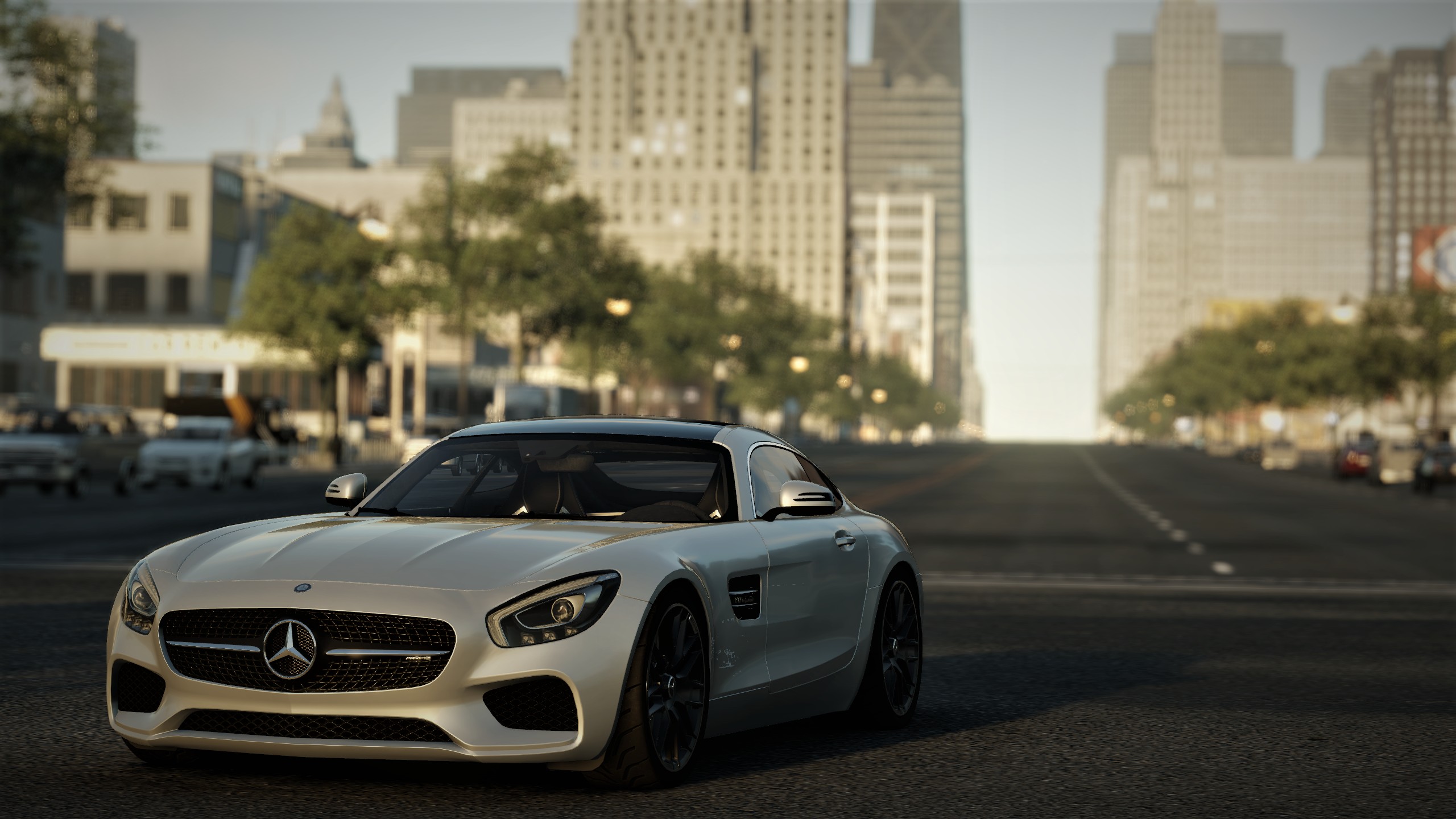 Mercedes AMG, Mercedes Benz, Car,  grey, Grey cars, Detroit Wallpaper