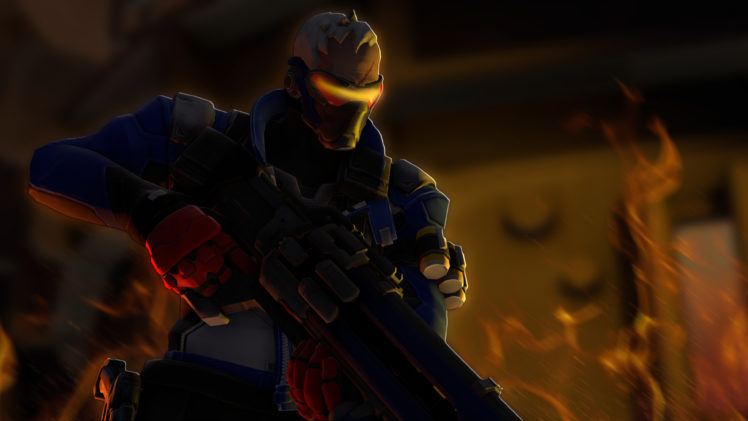 soldier, Overwatch, Video games HD Wallpaper Desktop Background