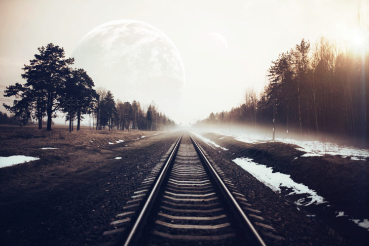 Vadim Sadovski, Rail, Nature, Railway, Planet, Trees, Landscape HD Wallpaper Desktop Background