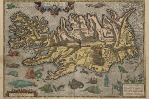 map, Iceland, Cartography, Renaissance