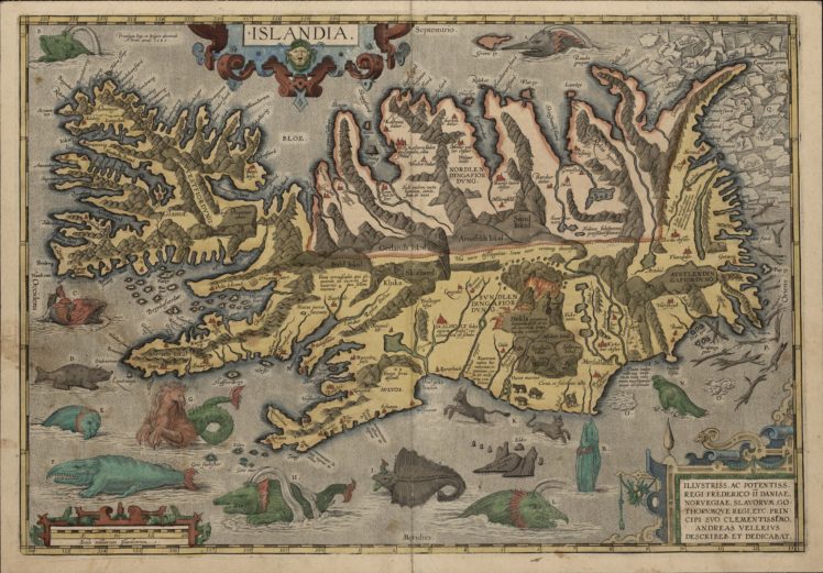map, Iceland, Cartography, Renaissance HD Wallpaper Desktop Background