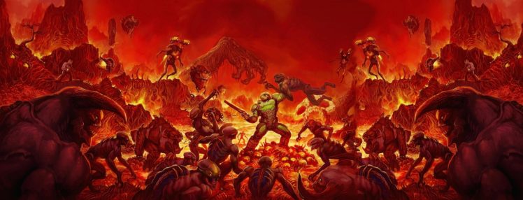 Doom (2016), Video games, Doom (game) HD Wallpaper Desktop Background