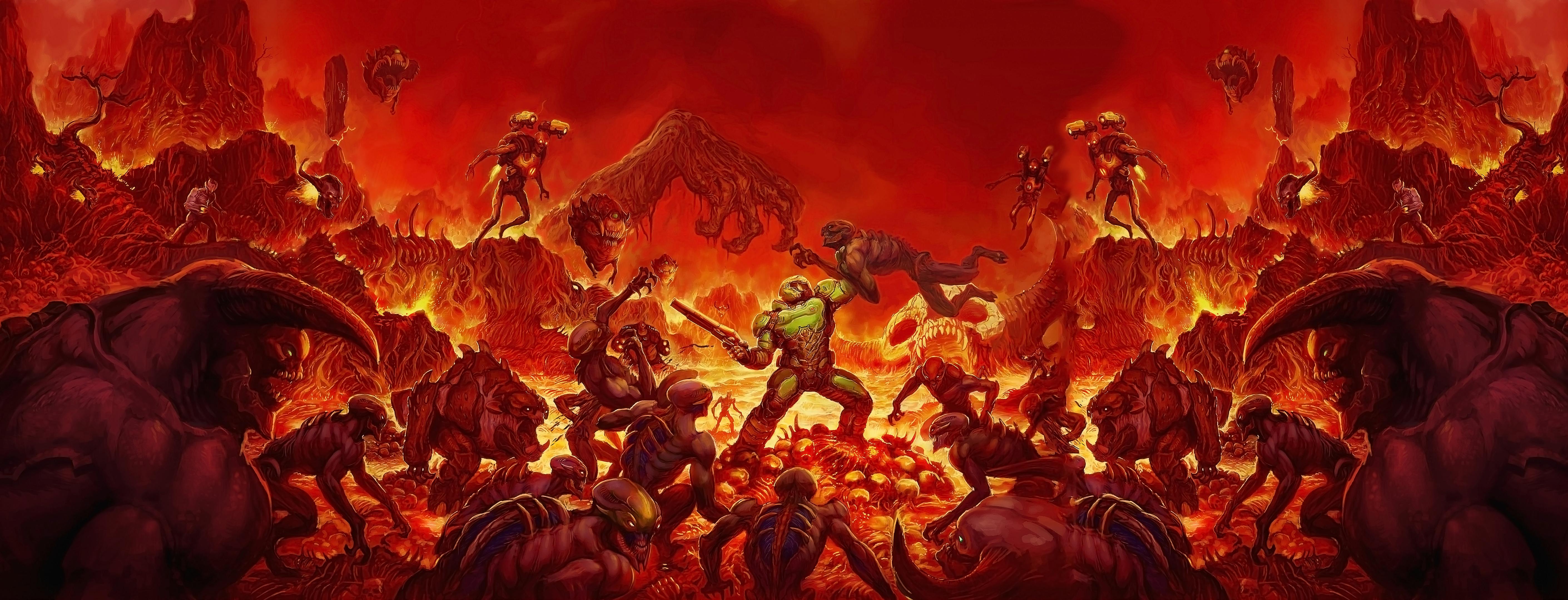 Doom (2016), Video games, Doom (game) Wallpaper