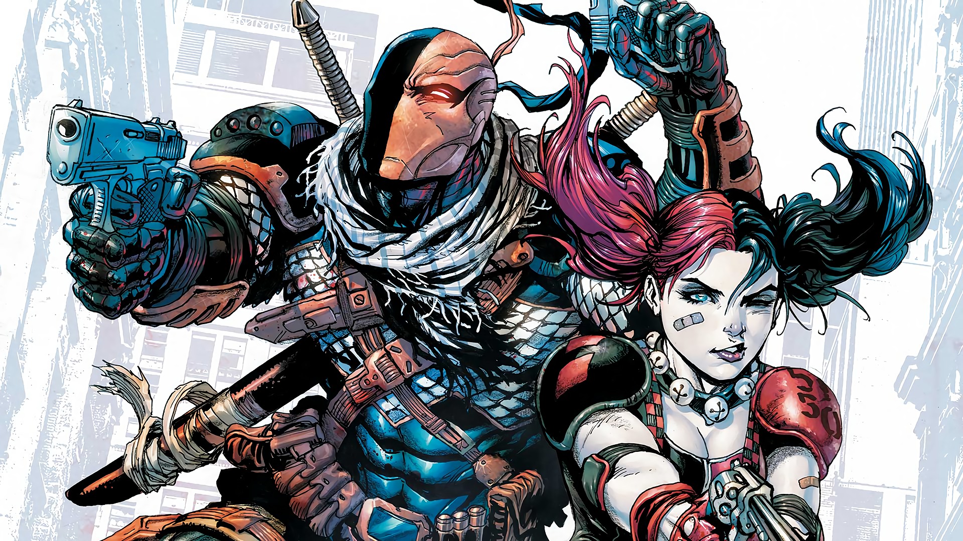 Harley Quinn, DC Comics, Deathstroke Wallpaper