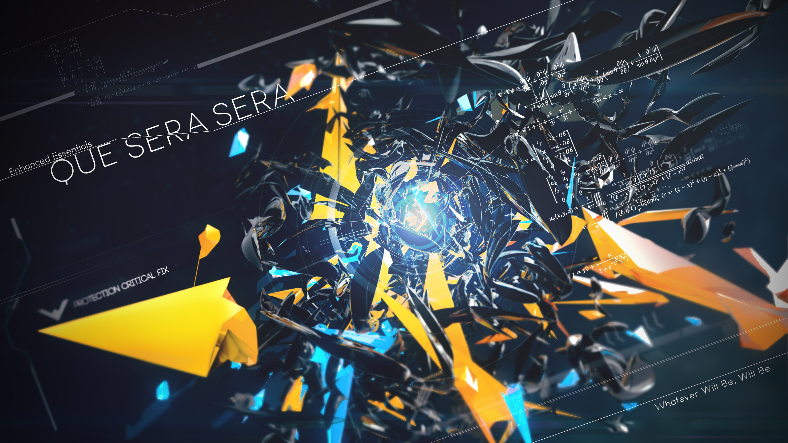 3D Abstract, Abstract, Text Wallpaper