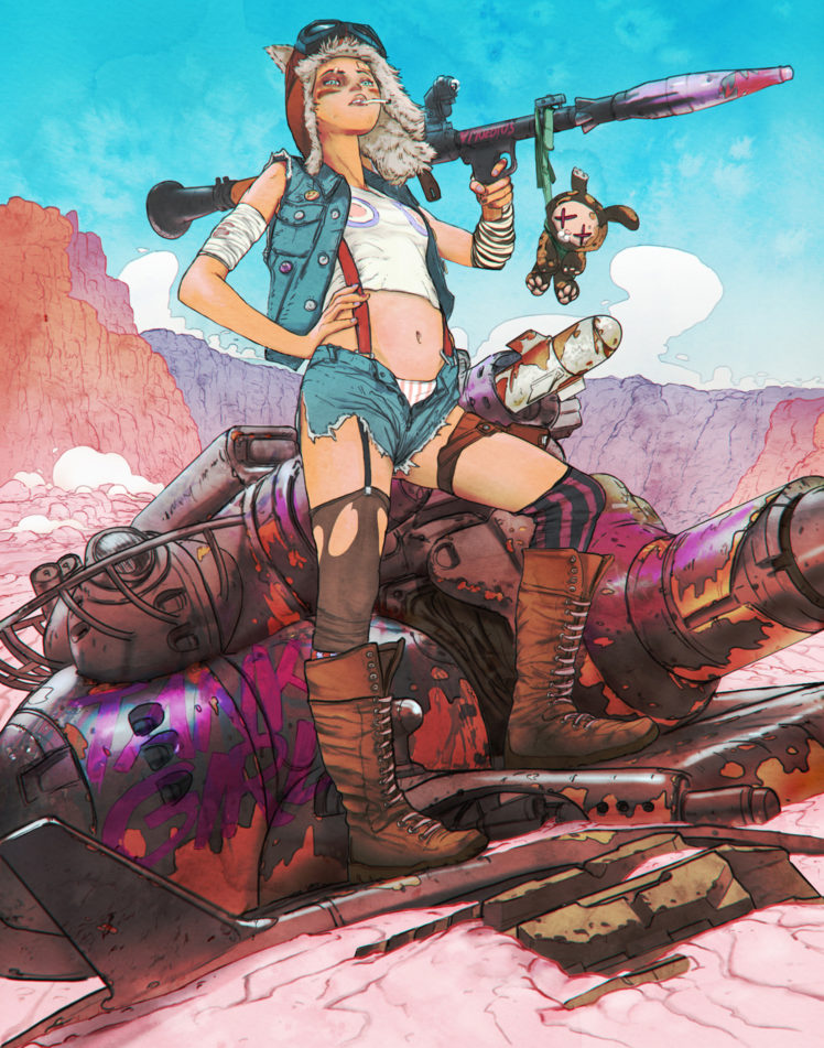 Tank Girl, Rust, Fantasy weapon HD Wallpaper Desktop Background