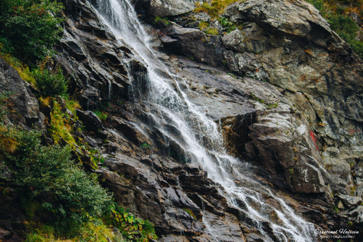 mountains, Mountain pass, Landscape, Nature, Waterfall,  Romania, Outdoors HD Wallpaper Desktop Background