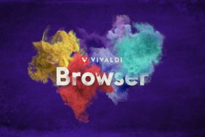 Vivaldi, Browser, Grunge, Purple background, Computer