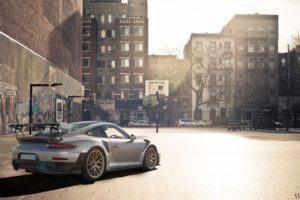 Porsche, Porsche 911, GT2RS, Race cars, Sports car, Basketball court