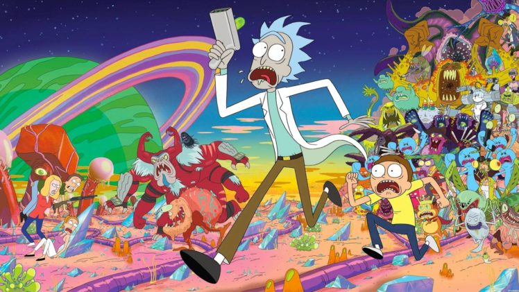 Rick Sanchez, Morty Smith, Jerry Smith, Beth Smith, Summer Smith, Rick and Morty, TV, Adult Swim HD Wallpaper Desktop Background