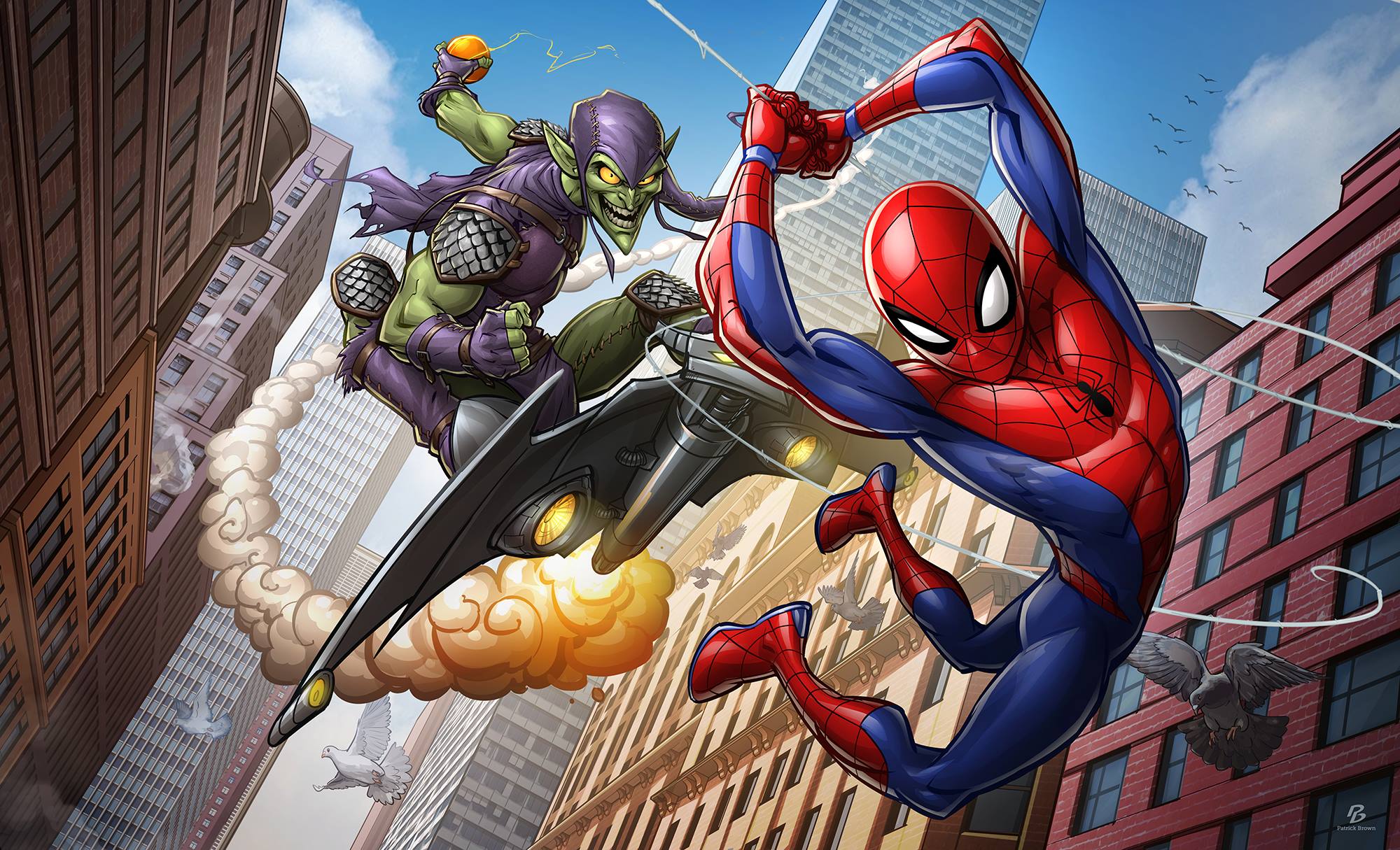 Spider Man, Comics, Green Goblin, Movies, Marvel Cinematic Universe, Marvel Comics, New York City Wallpaper