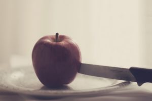 apples, Food, Knives