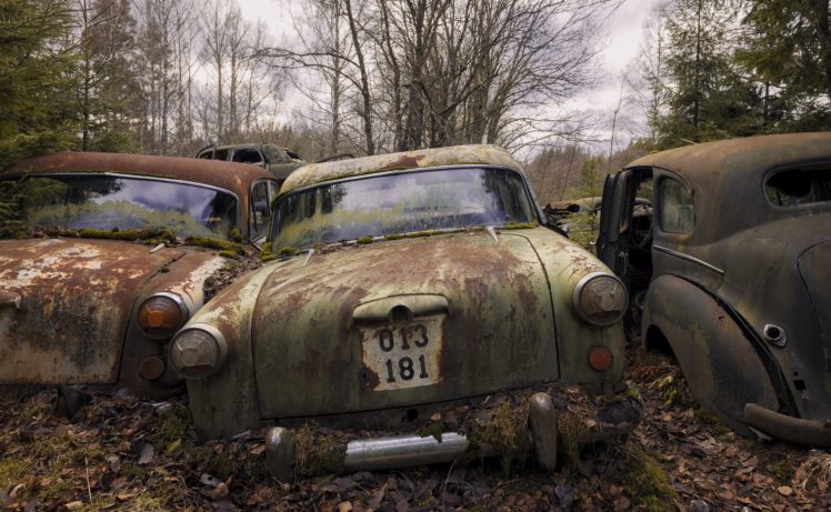old, Rust, Wreck, Car, Vehicle, Trash HD Wallpaper Desktop Background