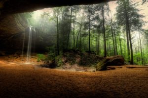 Ohio, Cave, Forest