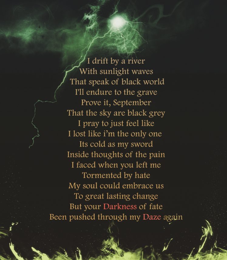 poem, Lightning, Quote HD Wallpaper Desktop Background