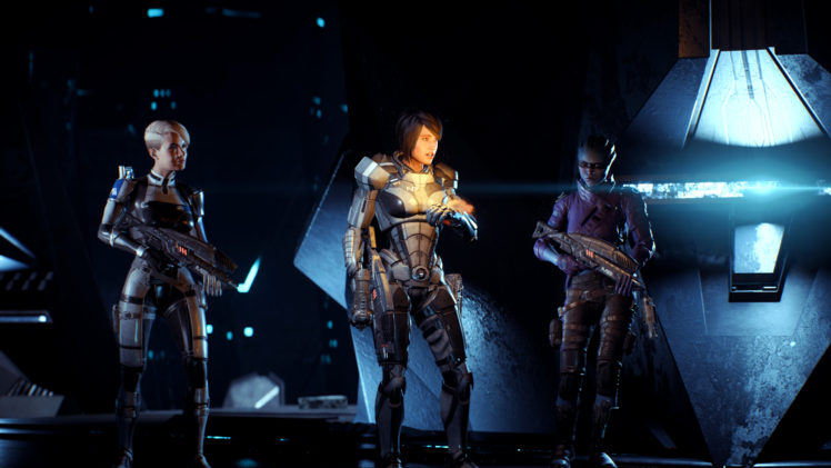 Mass Effect: Andromeda, Sara Ryder, Cora Harper, Mass Effect, Pelessaria BSayle HD Wallpaper Desktop Background