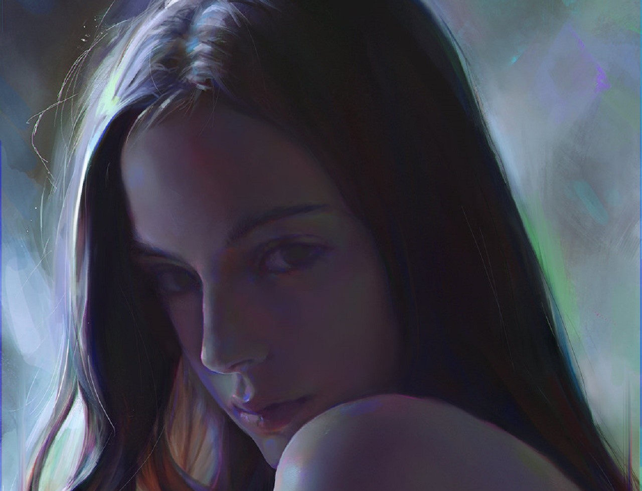 women, Caricature Wallpaper