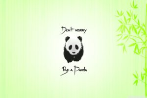 panda, Quote, Animals, Bamboo