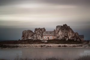 dark, Sky, Rock, House