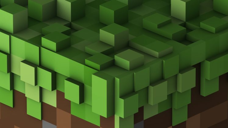 Minecraft, Video games, Closeup, Green, Brown HD Wallpaper Desktop Background