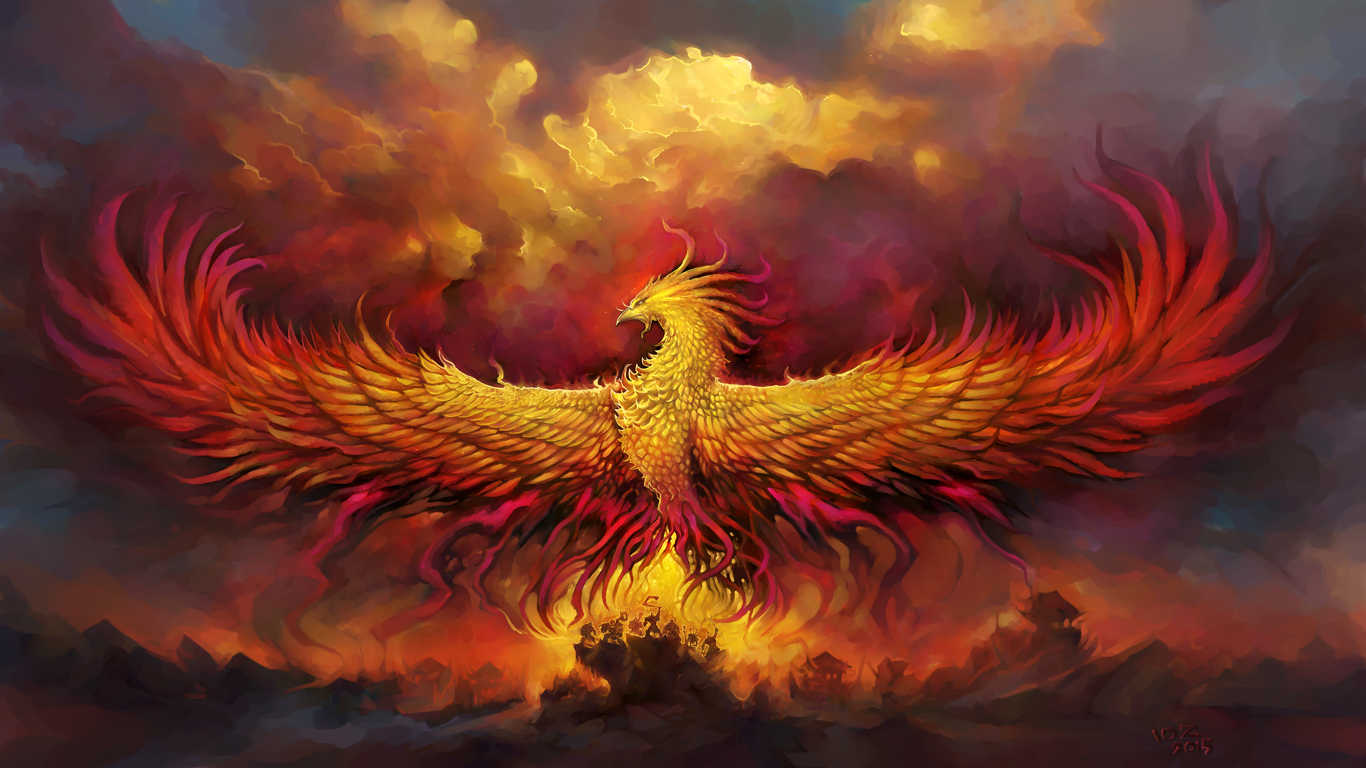 phoenix, Orc Wallpaper
