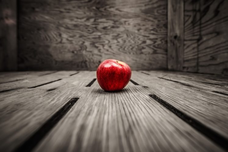 wooden surface, Fruit, Red, Food, Apples HD Wallpaper Desktop Background
