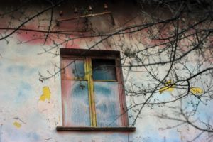 old, House, Window