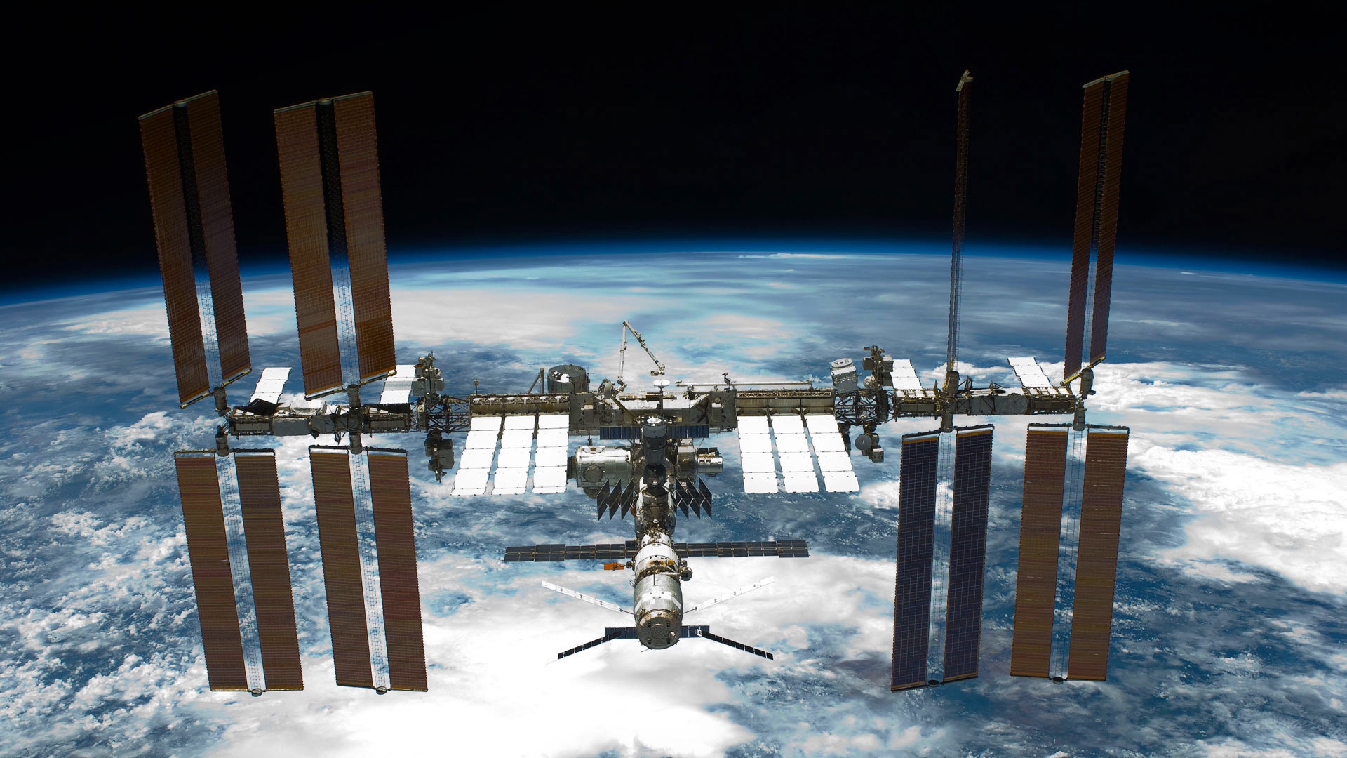 space, Earth, Space station, ISS Wallpaper