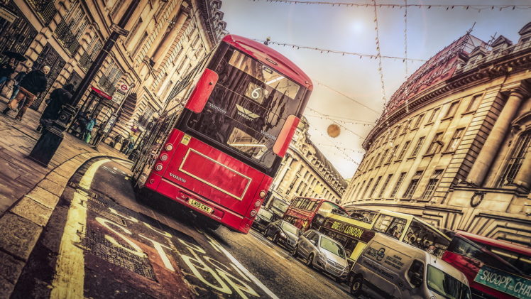 vehicle, Buses, Cityscape, London, Wrightbus, Doubledecker HD Wallpaper Desktop Background