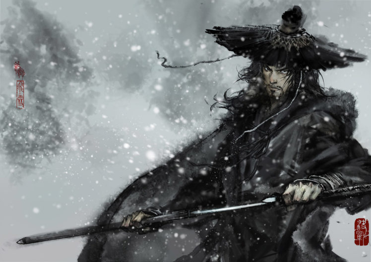 warrior, Fantasy art, Sword HD Wallpaper Desktop Background