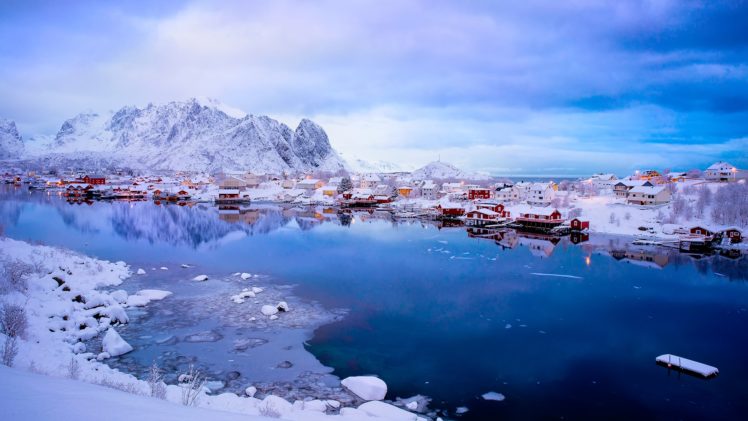 Norway, Ice, Nature, Blue, Snow HD Wallpaper Desktop Background
