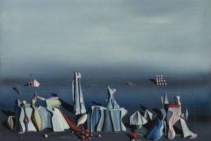Yves Tanguy, Artwork, Surreal, Painting, Abstract, Geometry, Oil painting, Still life