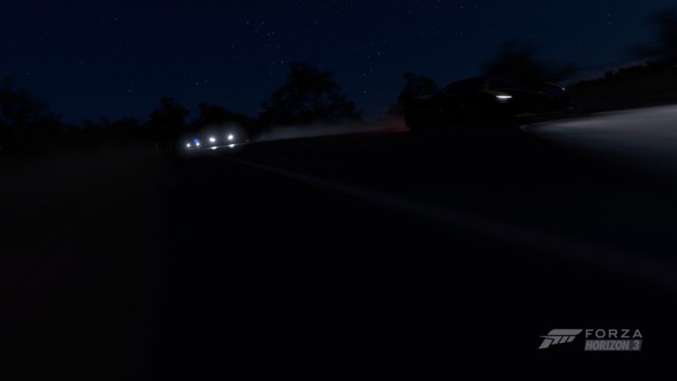 night, Hypercar, Forza horizon 3, Ferrari FXXK, Forza Horizon HD Wallpaper Desktop Background