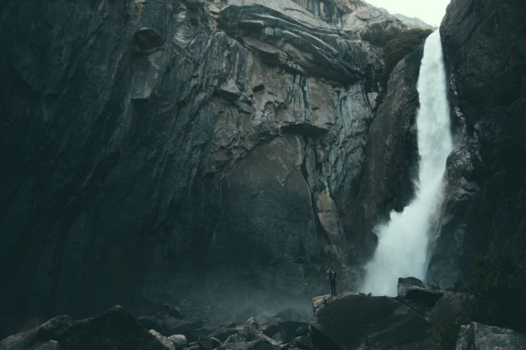 Noel Alvarenga, Men, Photography, Chill Out, Landscape, Waterfall, Rock HD Wallpaper Desktop Background