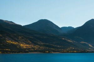 lake, Mountains, Forest, Sky, Landscape