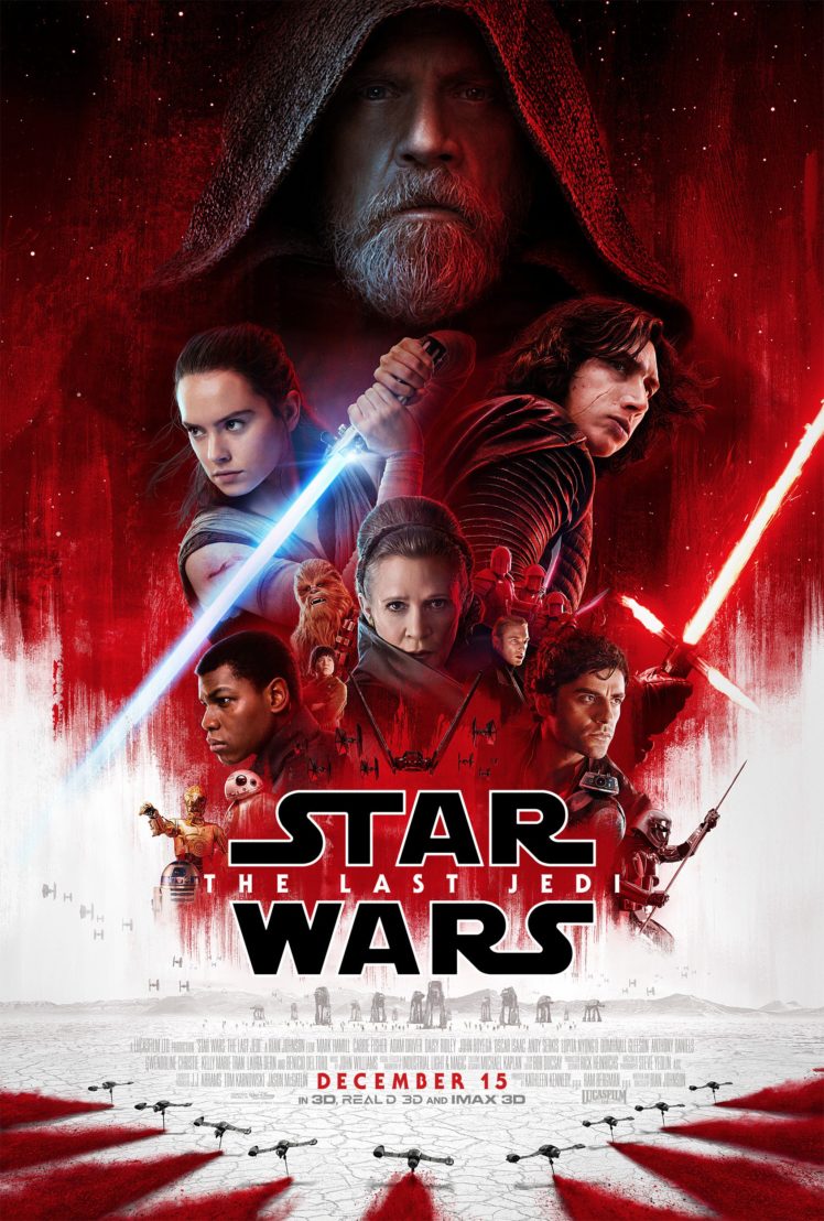 Daisy Ridley, Mark Hamill, Star Wars, Movies, Star Wars: The Last Jedi, Poster HD Wallpaper Desktop Background