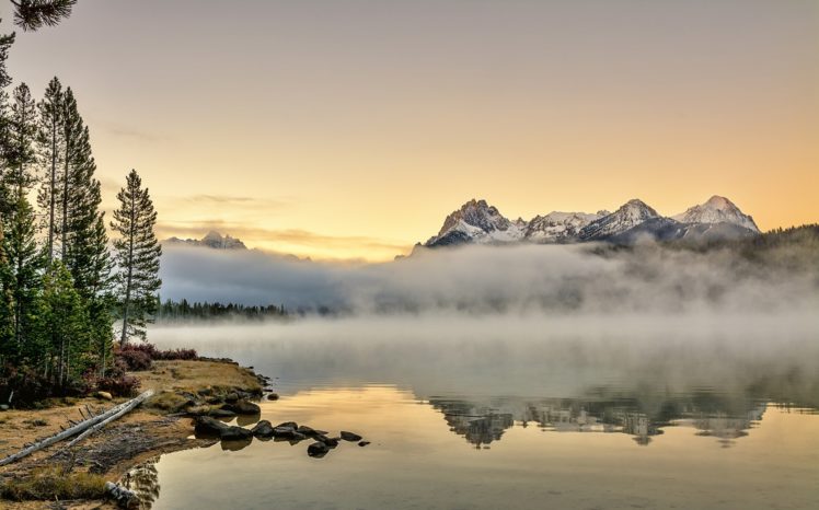 nature, Water, Mountains, Reflection HD Wallpaper Desktop Background