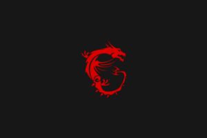 MSI, Simple, Minimalism, Computer, Logo, Dragon