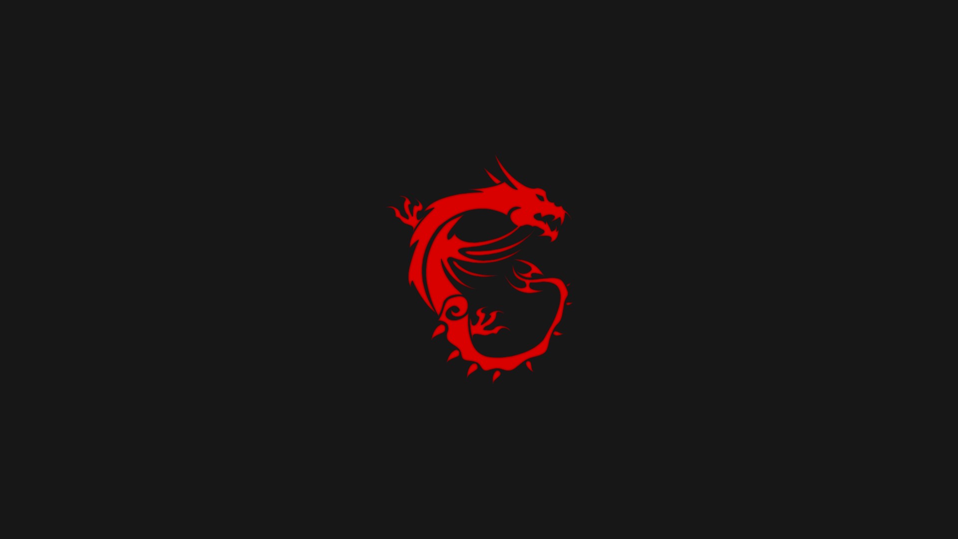 MSI, Simple, Minimalism, Computer, Logo, Dragon Wallpapers