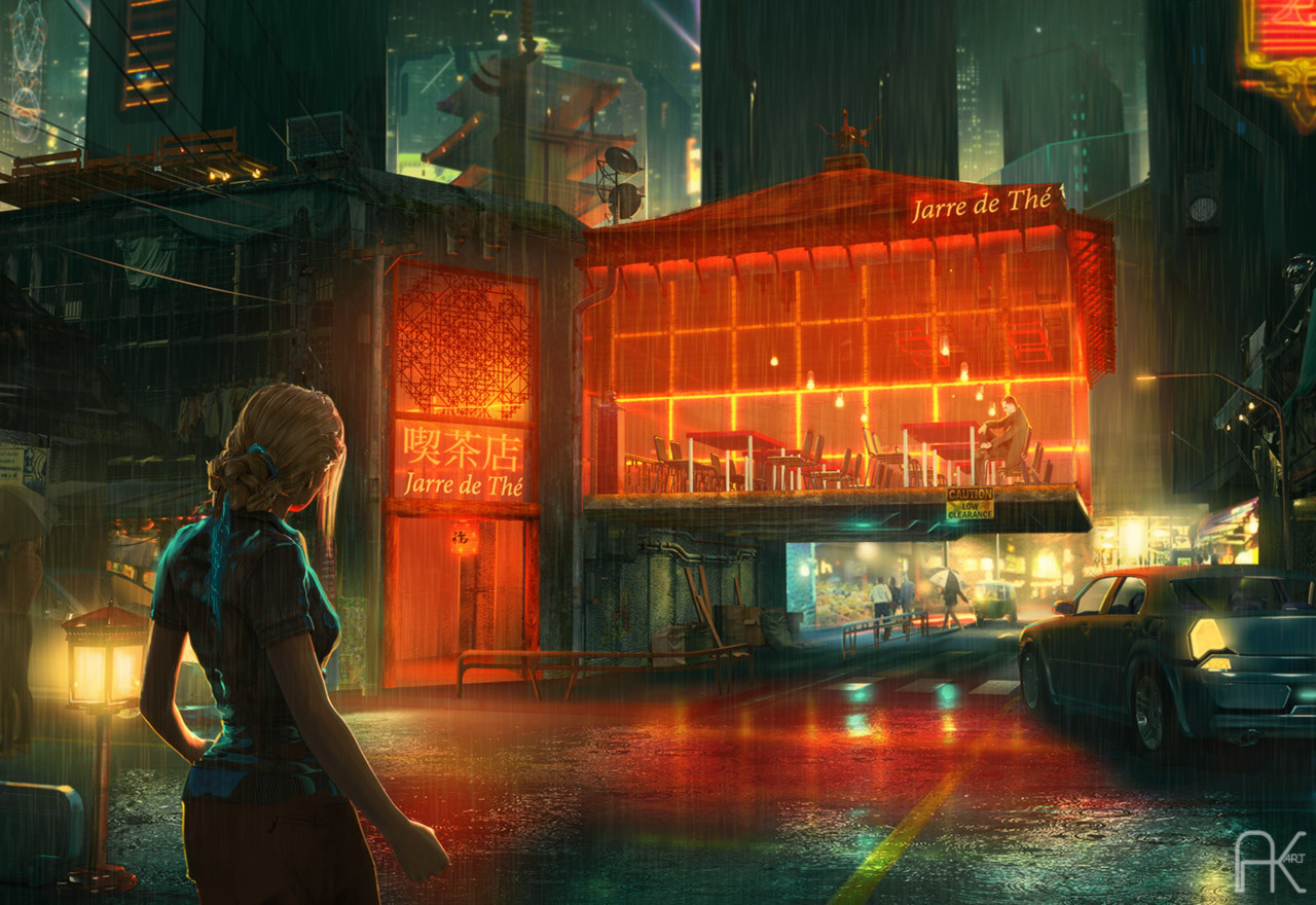 science fiction, Cyberpunk, Fantasy art, Cyber, Digital art Wallpaper