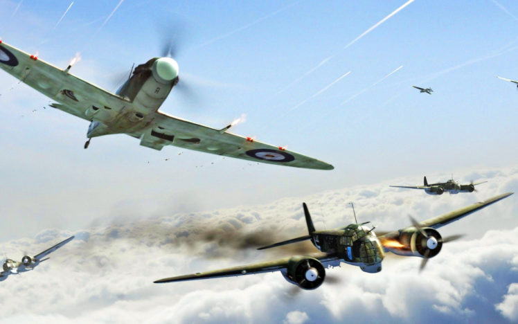 aircraft, Spitfire HD Wallpaper Desktop Background