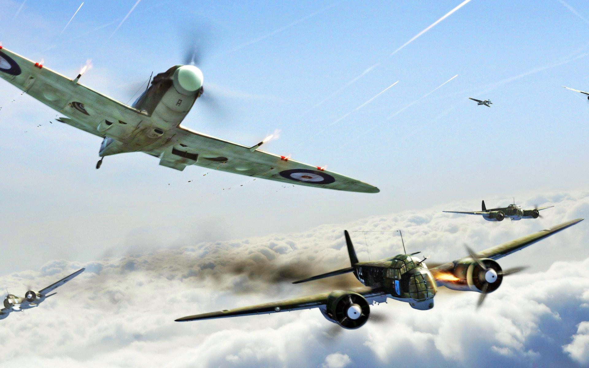 aircraft, Spitfire Wallpaper