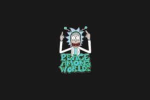 Rick Sanchez, Rick and Morty, Simple background, TV, Cartoon, Humor