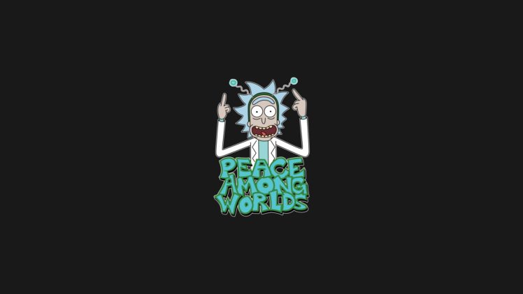 Rick Sanchez, Rick and Morty, Simple background, TV, Cartoon, Humor HD Wallpaper Desktop Background