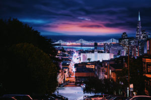 cityscape, Night, Building, San Francisco, USA