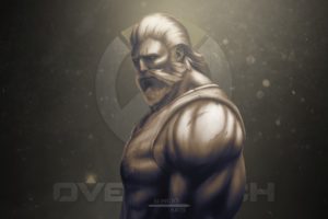 Reinhardt (Overwatch), Reinhardt Wilhelm, Beards, Beard, White hair, Video games, Overwatch, Muscular