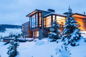 house, Modern, Winter, Snow, Trees, Building, Architecture