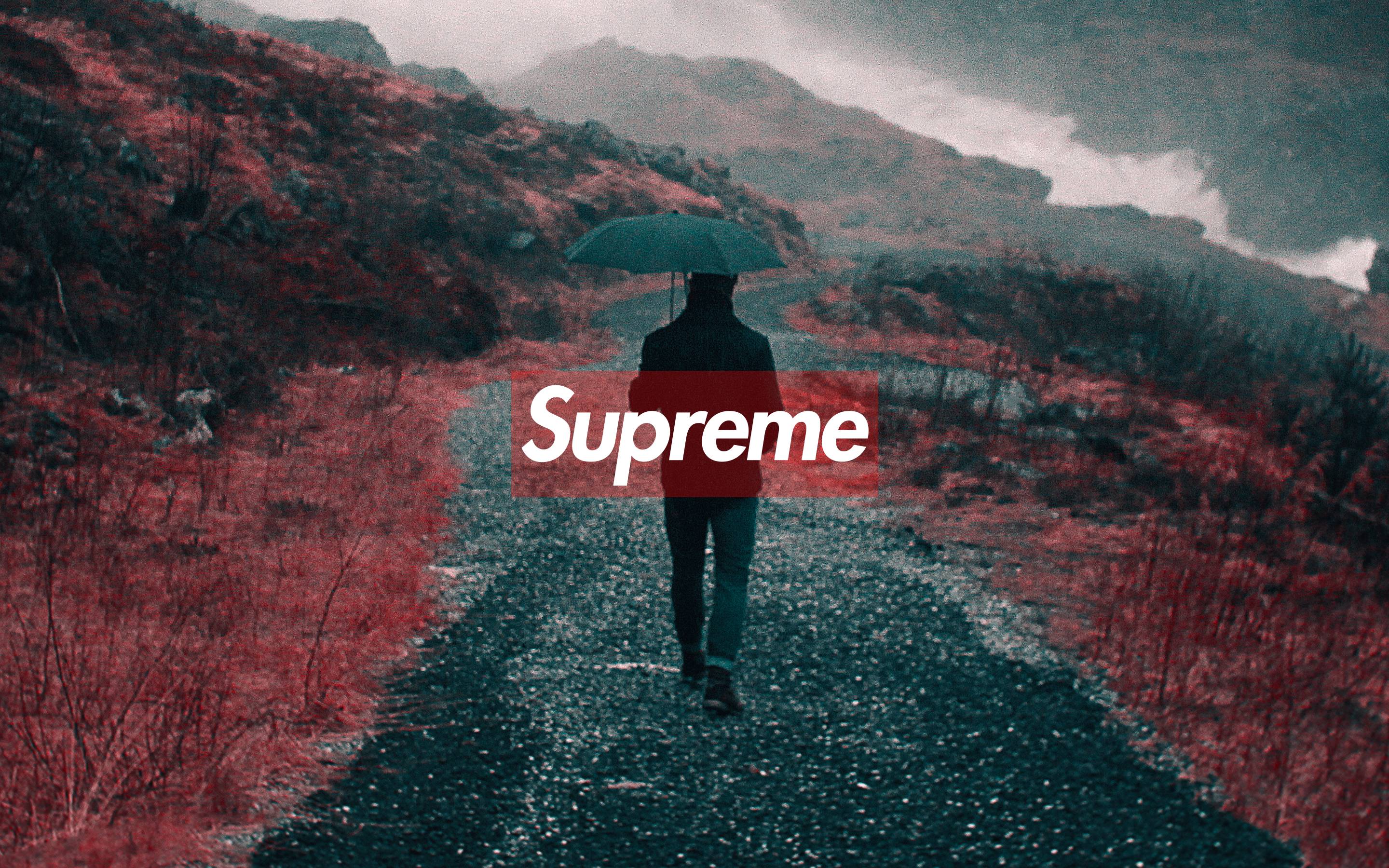 supreme, Bogo, Umbrella, Landscape Wallpaper