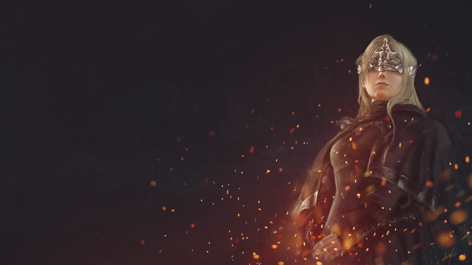 fire keeper, Dark Souls III, Dark fantasy, Dark Souls, Firekeeper Wallpaper...